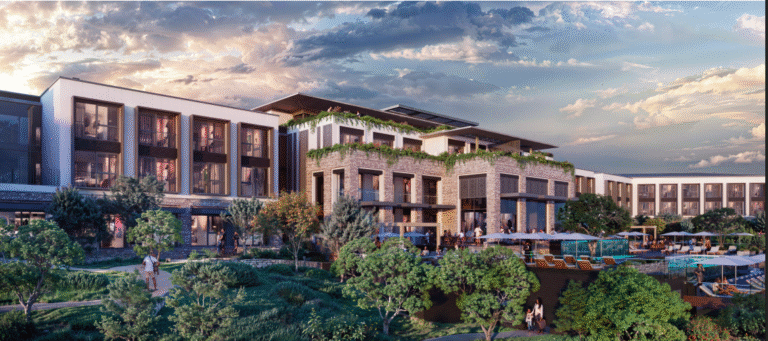 Artistic impression of the new hotel